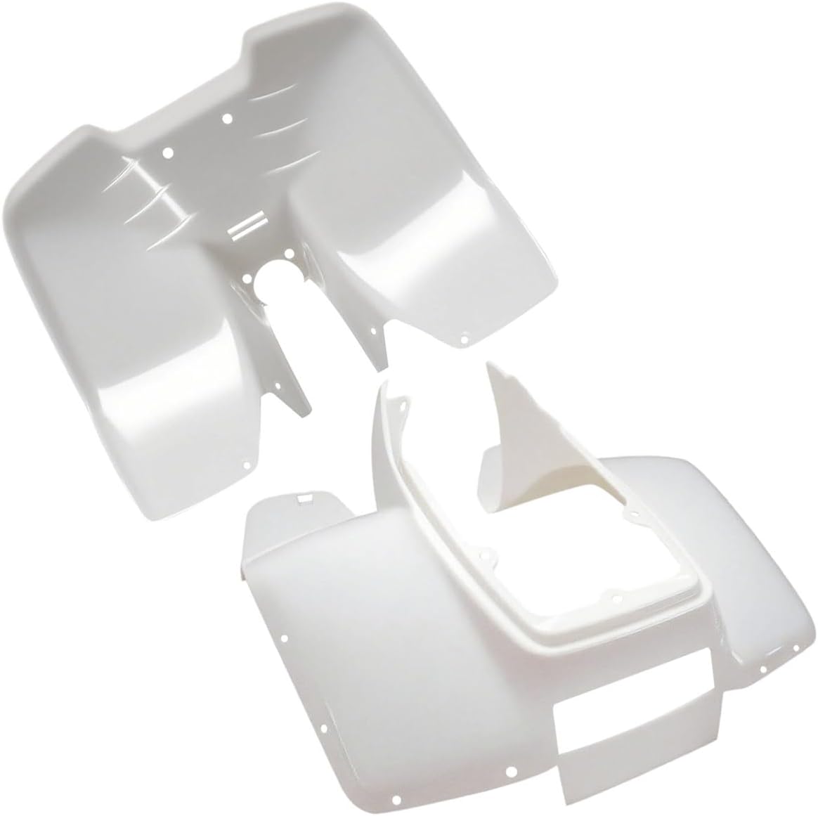 Front And Rear Plastic Fender Bodywork Panels Kit Fit for Suzuki LT50 1984-2002 (White)