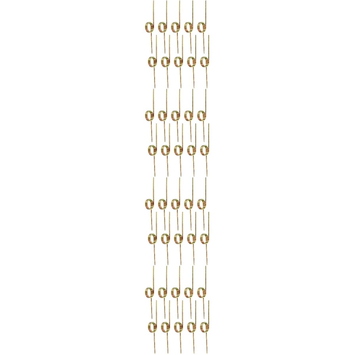 KOMBIUDA 4sets Torsional Spring for Trash Can Small Trash Bin Lid Replacement Universal Compatibility 10pcs*4