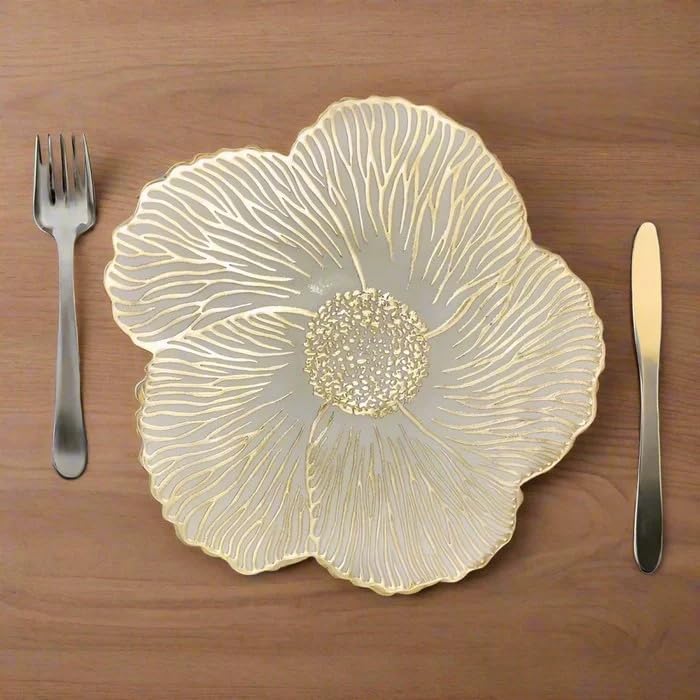 Image of Dakshya Industries Dining Table Mats Round PVC Set | 6 Waterproof Placemats (38 x 38 cm) + 1 Table Runner (91 x 33 cm) | Heat Resistant, Kitchen Decor (Domique)