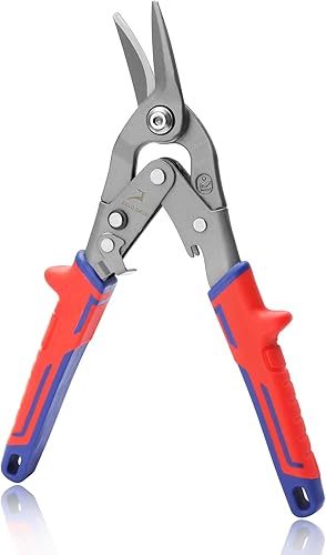 Miniatura 8 de GOLD DEER Acción compuesta Offset corte largo corte de aviación Tijeras de aviación de alta resistencia Offset Aviación Snip Metal Roofing