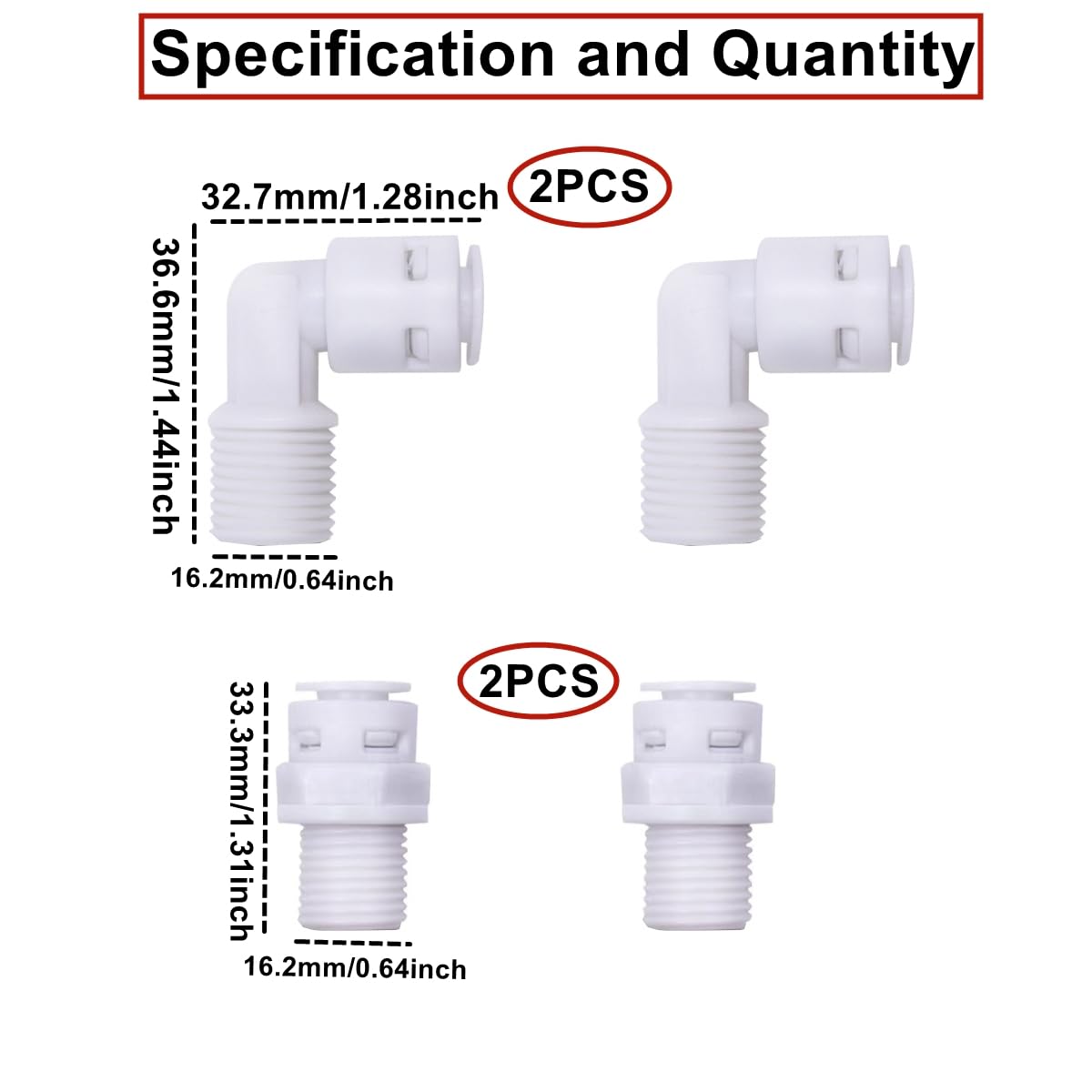 HUAZIZ 10 Mètres bleu 3/8" Tuyau d’alimentation en Eau Tube et Kit de Connecteurs de Réfrigérateur +14 pièces RO Raccord de filtre à eau + 1 Pièces Noir coupe-tube