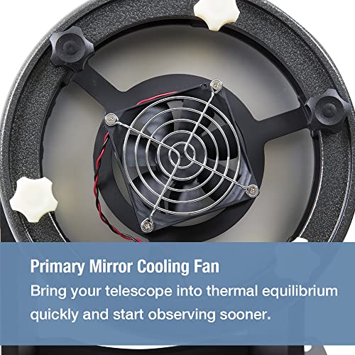 Zhumell - 10" Dobsonian Reflektorteleskop - Große Blende für scharfe, helle Bilder - Solide Grundkonstruktion mit Griff für einfachen Transport - Ideales astronomisches Teleskop – Bild 6