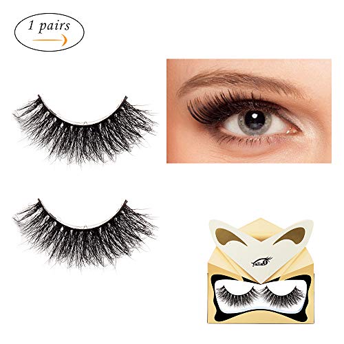 3D Fluffy Mink False Eyelashes Ultra Thick Strip Fake Eye lash Dramatic Handmade Reusable 1 Pair,M13#