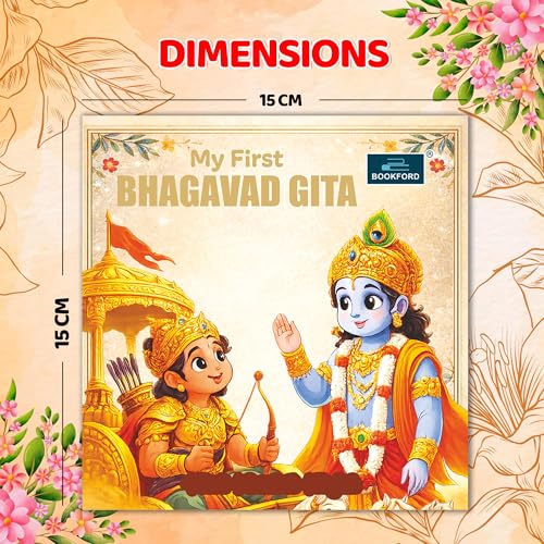Image of My First Bhagavad Gita Board Book for Kids | Simple illustrated Bhagavad Gita in Hindi, Sanskrit and English for Daily Living - Ages 3+ Years