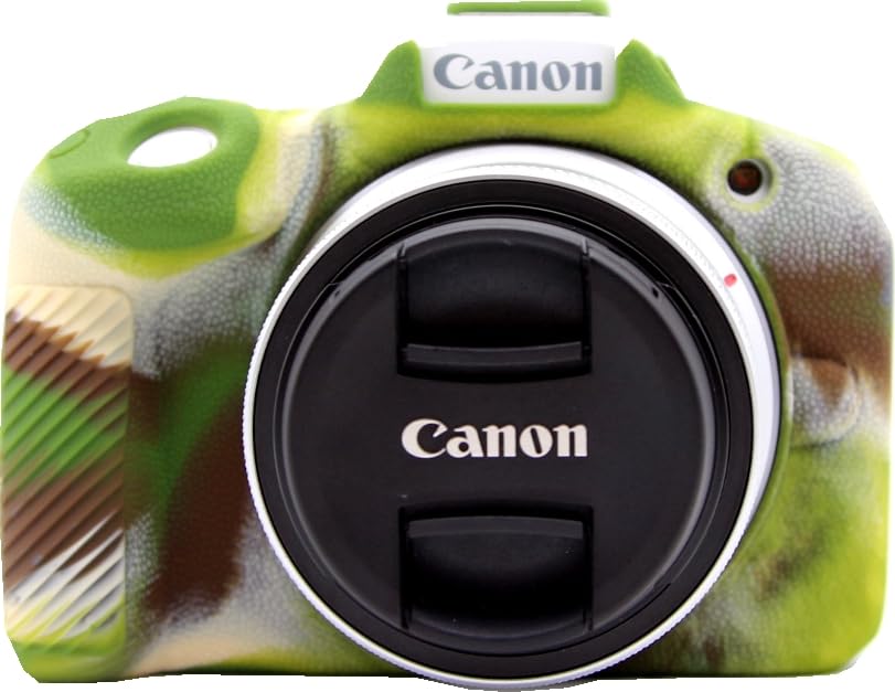 R50 Case, BMAOLLONGB Fullbody Frosting Ultra-Thin Lightweight Rubber Soft Silicone Housing Case Bag Cover for Canon Eos R50 (Green)