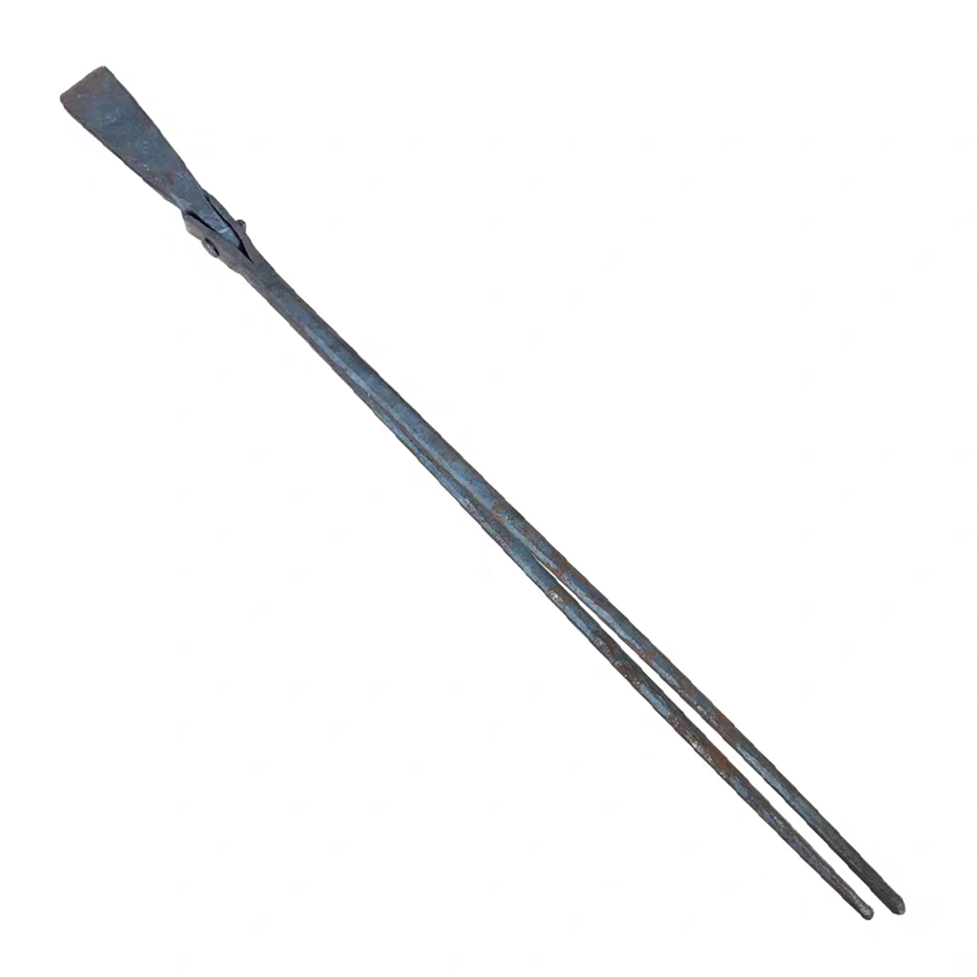 Tenaza de Forja Pinzas de Herrero Tenaza de Forja de Punta Plana para Anvil Vise Forge 35-120cm Tenaza de Forja para Ingeniero Herrero,50cm