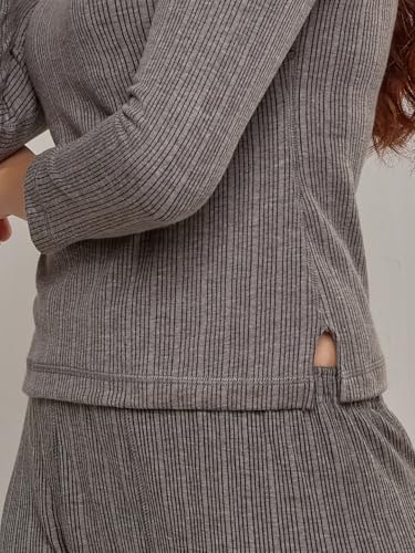 Image of Lux Inferno Women's Short Thermal Vest | Full Sleeves Round Neck Short Innerwear Top