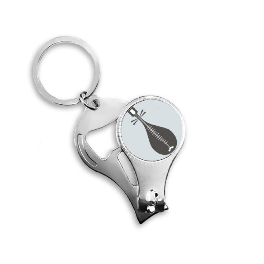 Pince à Ongles Pipa Instruments Porte-clés Décapsuleur de Poche Motif Chine