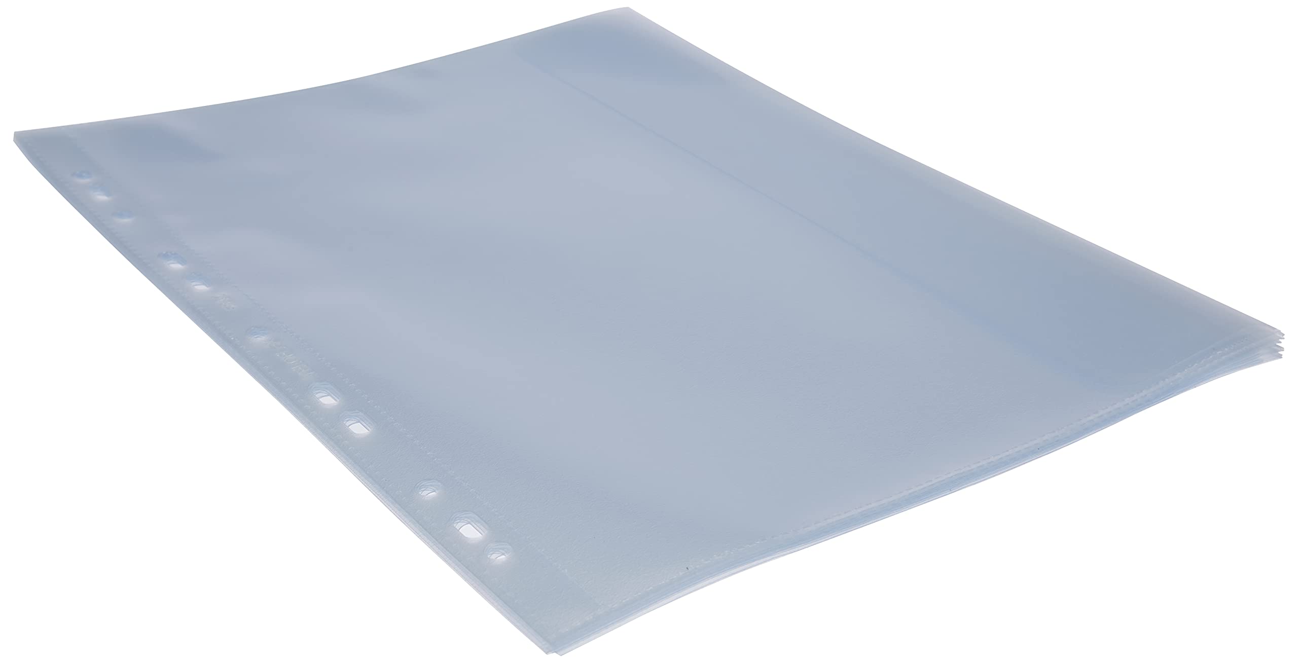 goldbuch 54958 Dokumentenmappe, Mappe für DIN A4 Unterlagen, ca. 29 x 36 cm, Schwarz & Veloflex 5340000 - Dokumentenhüllen DIN A4, aus PP 130my, dokumentenecht, transparent farblos, 10er Packung