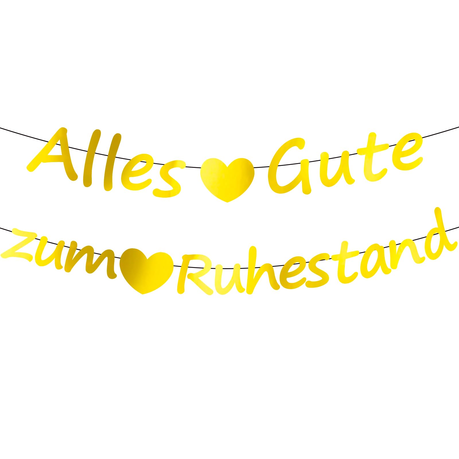 ALEGRE Happy Retirement Garland, Retirement Decoration, Retirement Decoration Banner, Finally Retirement Garland, Evening Decoration Garland for Retirement Decoration Farewell Colleague Job Change