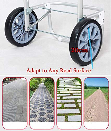 Einkaufswagen, wasserdichter zusammenklappbarer Einkaufswagen auf Rädern mit Abnehmbarer Tasche und faltbarem Design… – Bild 6