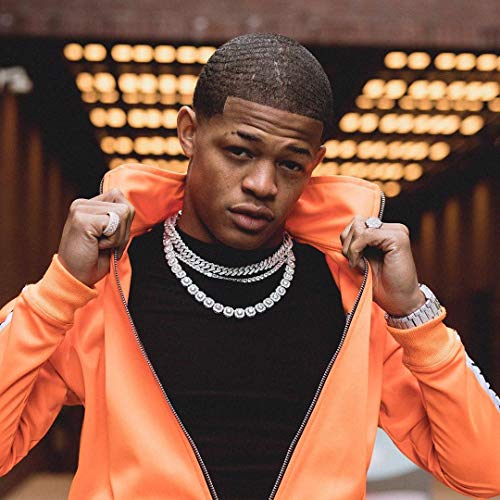 Jinao 18K Gold Plated Square Halo Necklace With Round Cut Cubic Zirconia Jumbo Lab Simulated Diamond Iced Out Chain (White Gold, 18) #TOP4