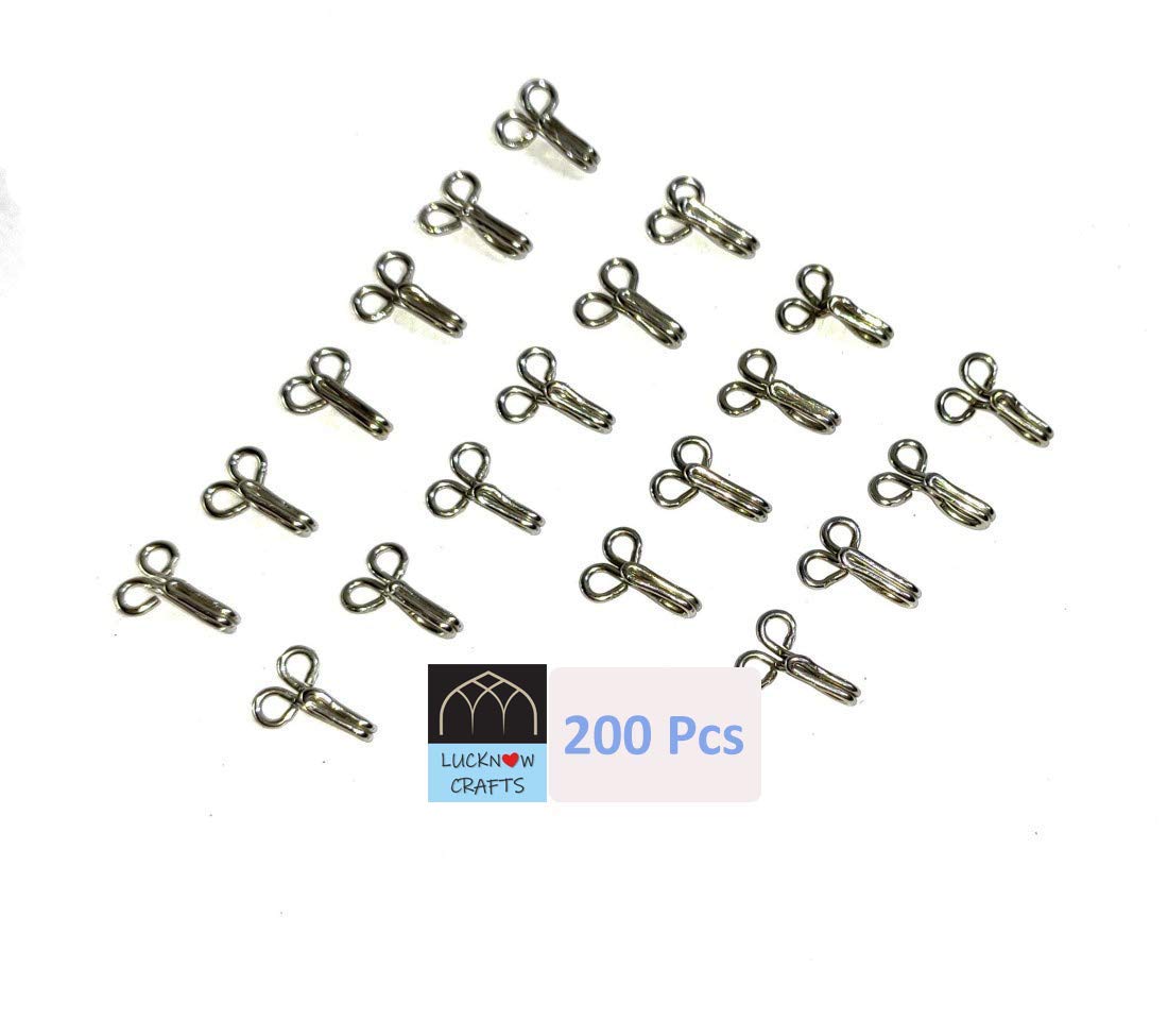 Handpicked Blouse Hooks for Ladies Blouses, Dresses, Chudidars, Children's Dresses, Frocks, Gowns (200)-image-0