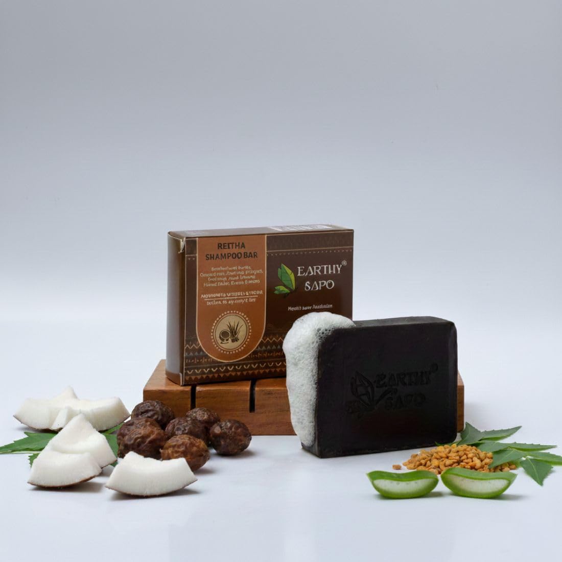 Reetha Shampoo Bar, 100g