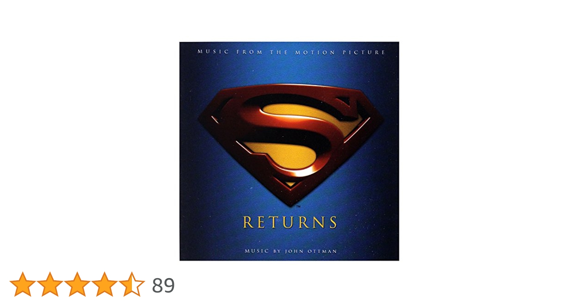 廃盤　オリジナルサウンドトラックCD「スーパーマン　THE MOVIE」2枚組 廃盤 オリジナルサウンドトラックCD「スーパーマン THE MOVIE」2
