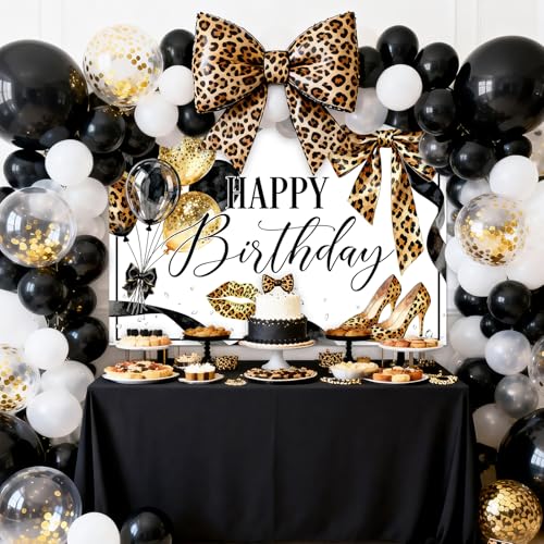 Fondo decorativo fiesta leopardo 7x5 pies miniatura 2