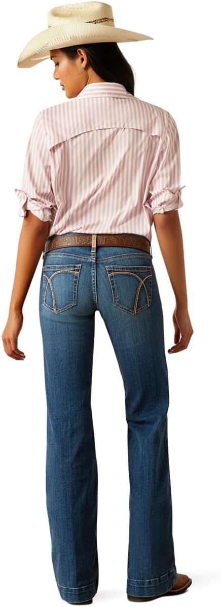 Ariat Womens Mid Rise Hasley Slim Trouser Jeans - Image 2