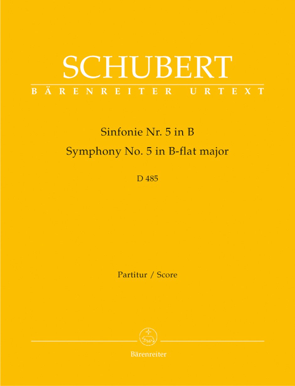 Schubert: Symphony No. 5 in B-flat Major, D 485 (Full Score)