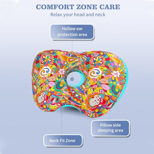 Coussin de piercing oreille douloureuse solution pour dormir sur le côté sans pression - 8