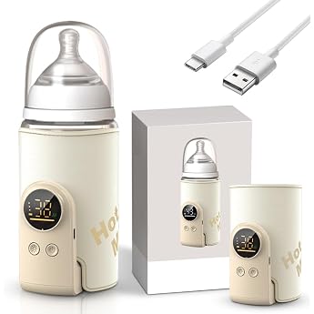 Baby Bottle Warmer Portable Bottle Warmer 6 Adjustable Temperatures