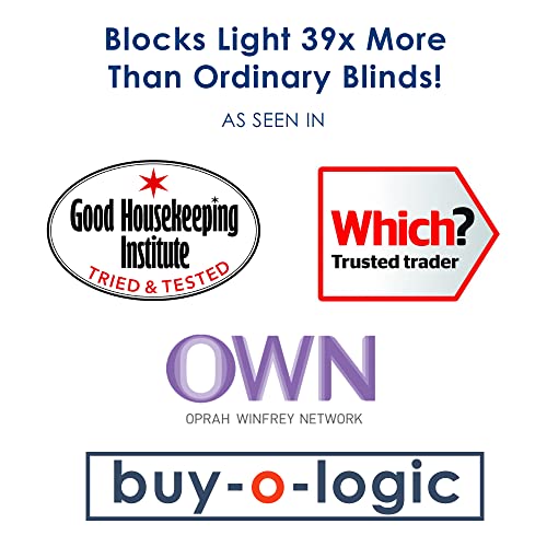 Temporary Blinds for Windows - Static Black Out Blinds for Bedroom, Travels, Office, & Nursery Room - 8 Metres Blackout Blind by Magic Whiteboard - Cosy Home Interiors Temporary Blinds for Windows - Static Black Out Blinds for Bedroom, Travels, Office, & Nursery Room - 8 Metres Blackout Blind by Magic Whiteboard - Image 7