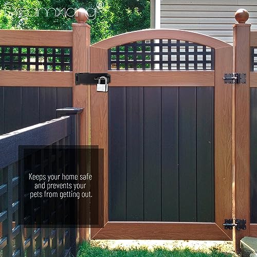 3"Heavy Duty Door Lock Hasp Latch-1 Pack - Image 6