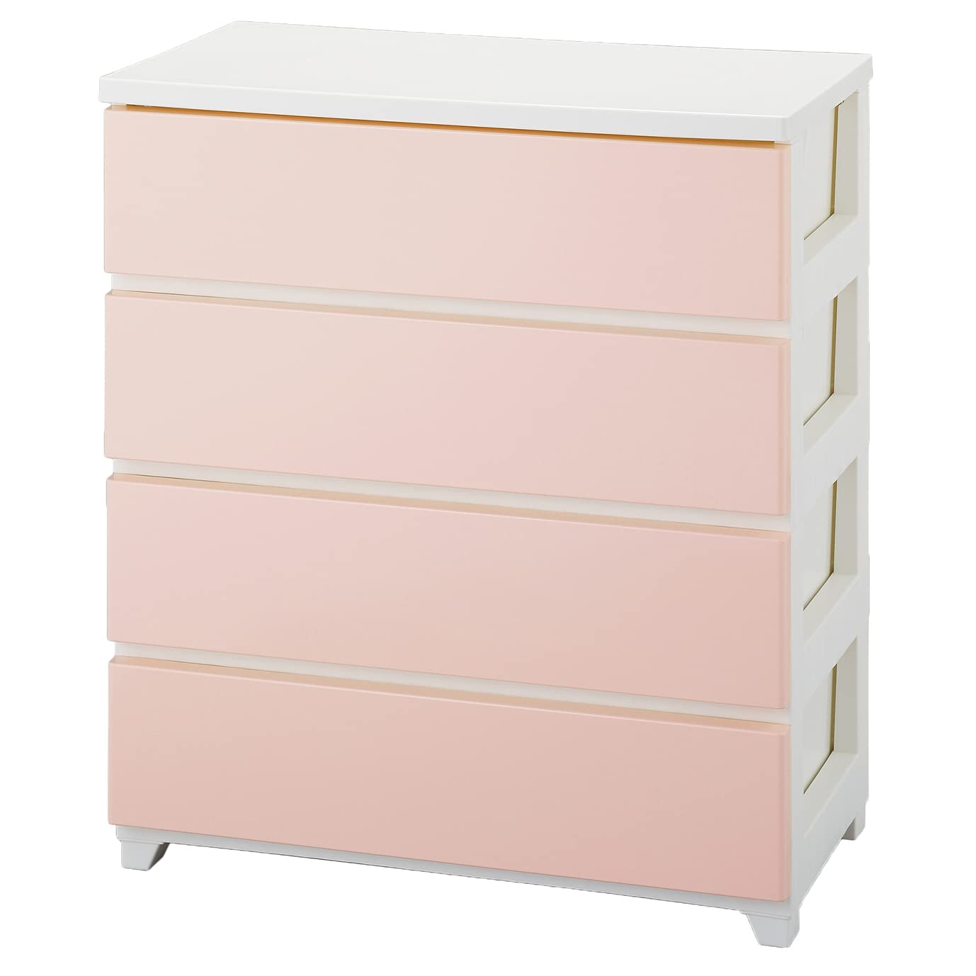 ピンク 4段 収納キャビネット Amazon.co.jp: JEJ SEEDS(シーズ) スリムチェスト 4段