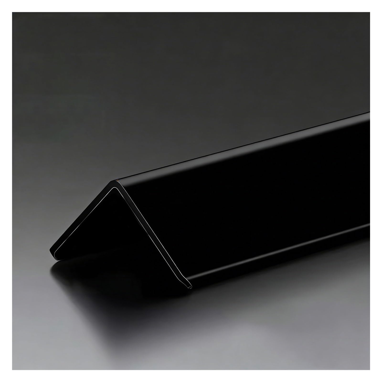 Bande de protection de bord noire contre les chocs d'angles et murs en verre