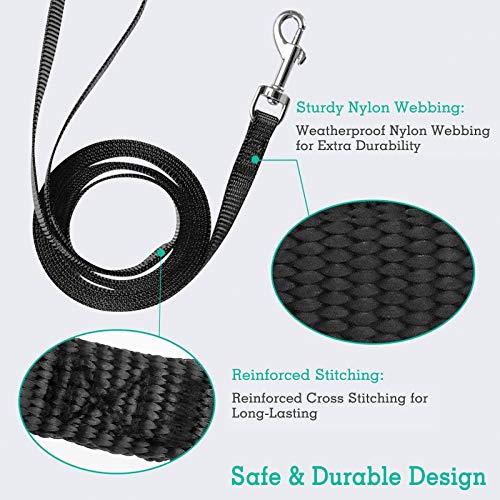 rabbitgoo 2 Pack Cat Leashes - Long Nylon Pet Leash, Escape Proof Durable Walking Leads, Easy Control Outside Cat Leash… - Image 4