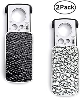IHUIXINHE Jewelry Loupe,2 Pack 30X 60X 90X LED Lighted Illuminated Jewelers Eye Loupe
