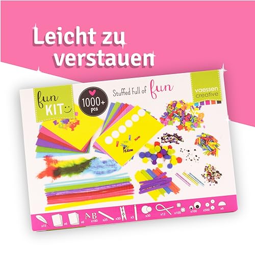 Bastelset Vaessen Creative für Kinder mit 1000 Bastelmaterialien