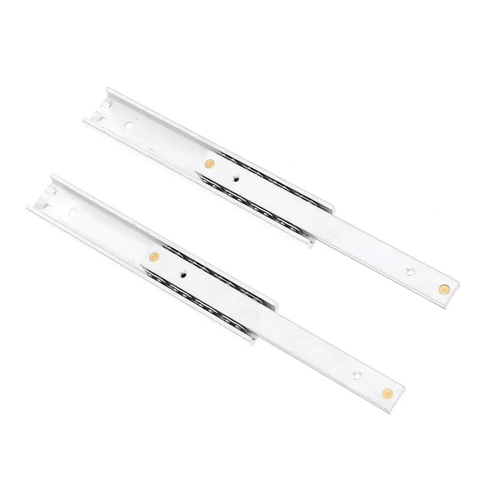 Drawer Runners 2 Pcs Duty Drawer Slides Extended Cabinet Rails Aluminum Alloy Bidirectional Durable Furniture Tracks Miniature(15.5x1.6cm)