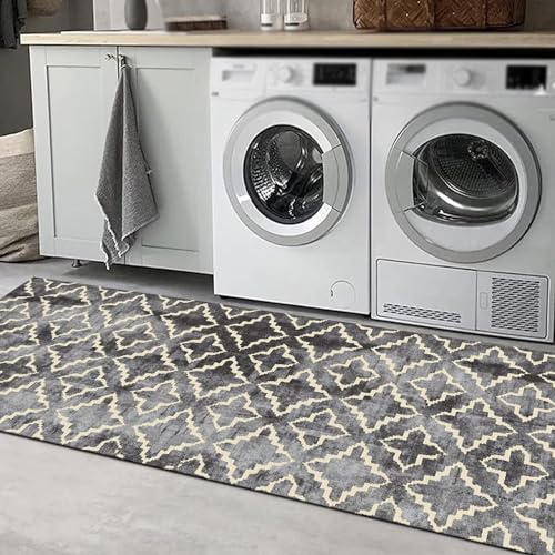 Tapis de couloir anti-glisse lavable résistant pour entrée et cuisine 80x240 - 5