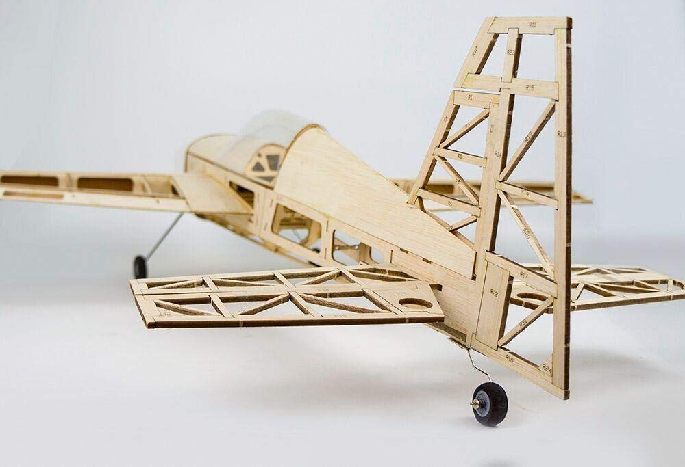 Torcster 212973 Extra 330 1000mm Holzbaukasten V2 Modellflugzeug für RC Bausatz DIY, gelaserte Balsa Sperrholz Holz Bauteile Holzmodell Flugzeug