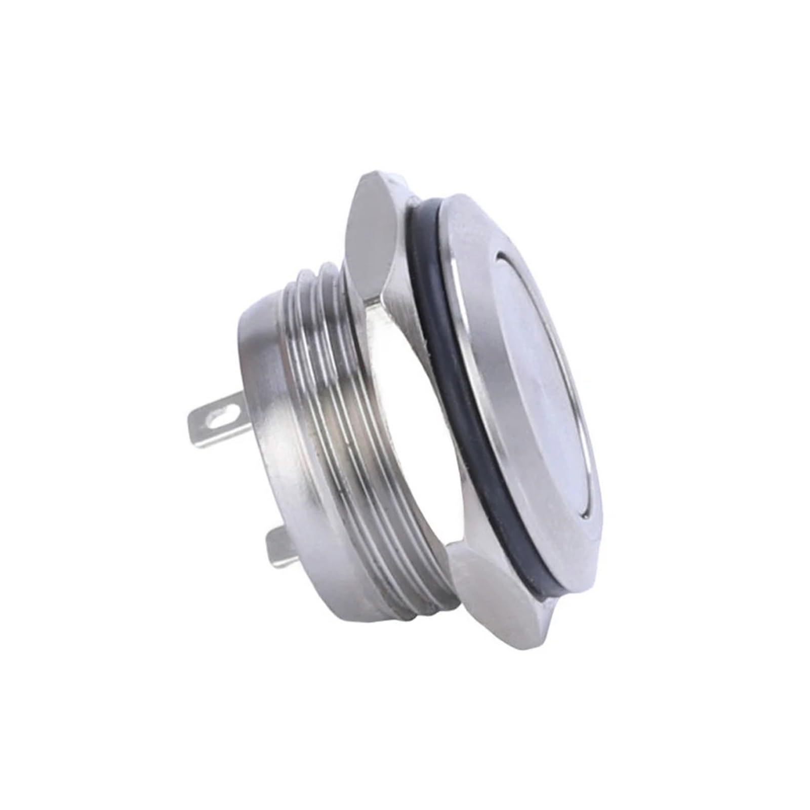 Metalowe przełączniki przyciskowe 10 szt. 12 mm chwilowy ultra-krótki przełącznik przyciskowy Mi ni ze stali nierdzewnej IP67 bez L+e+d (16 mm)