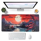 Surface lisse --- La surface tapis de souris xl adopte une texture tissée fine, lisse et confortable, et vous pouvez contrôler la souris facilement et avec sensibilité. Que vous soyez un informaticien ou un passionné de jeux, notre mouse pad est un bon choix.