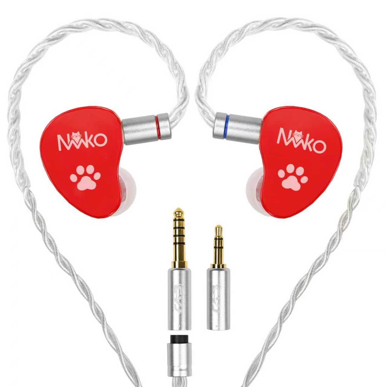 Amazon.co.jp: CVJ NEKO イヤホン有線IEMイヤモニ風イヤホン 黒金複合