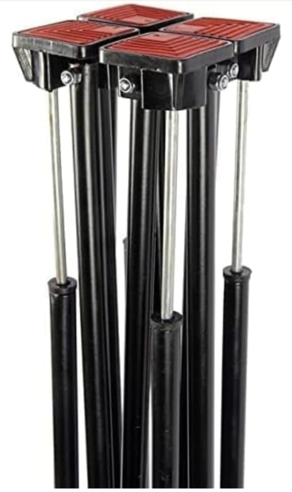 MS 10 Black Color Foldable Height Adjustable Carrom Board Stand 2
