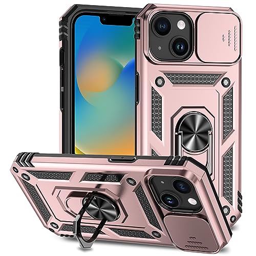 Coque iPhone 15 Plus avec anneau rotatif idéale pour regarder vos séries en train