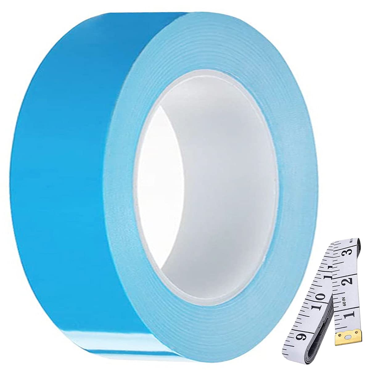 40mm x 25m Thermal Conductive Double Side Adhesive Tape Thermal Adhesive Tape Cooling Tape for Heatsinks, LED Lights, IC Chip, CPU, GPU with 1.5m Measuring Tape