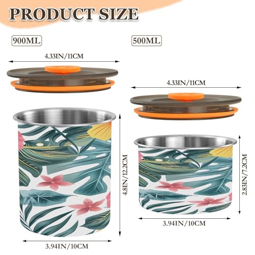 Contenedor hermético para café Qilmy acero inoxidable 30oz miniatura 3