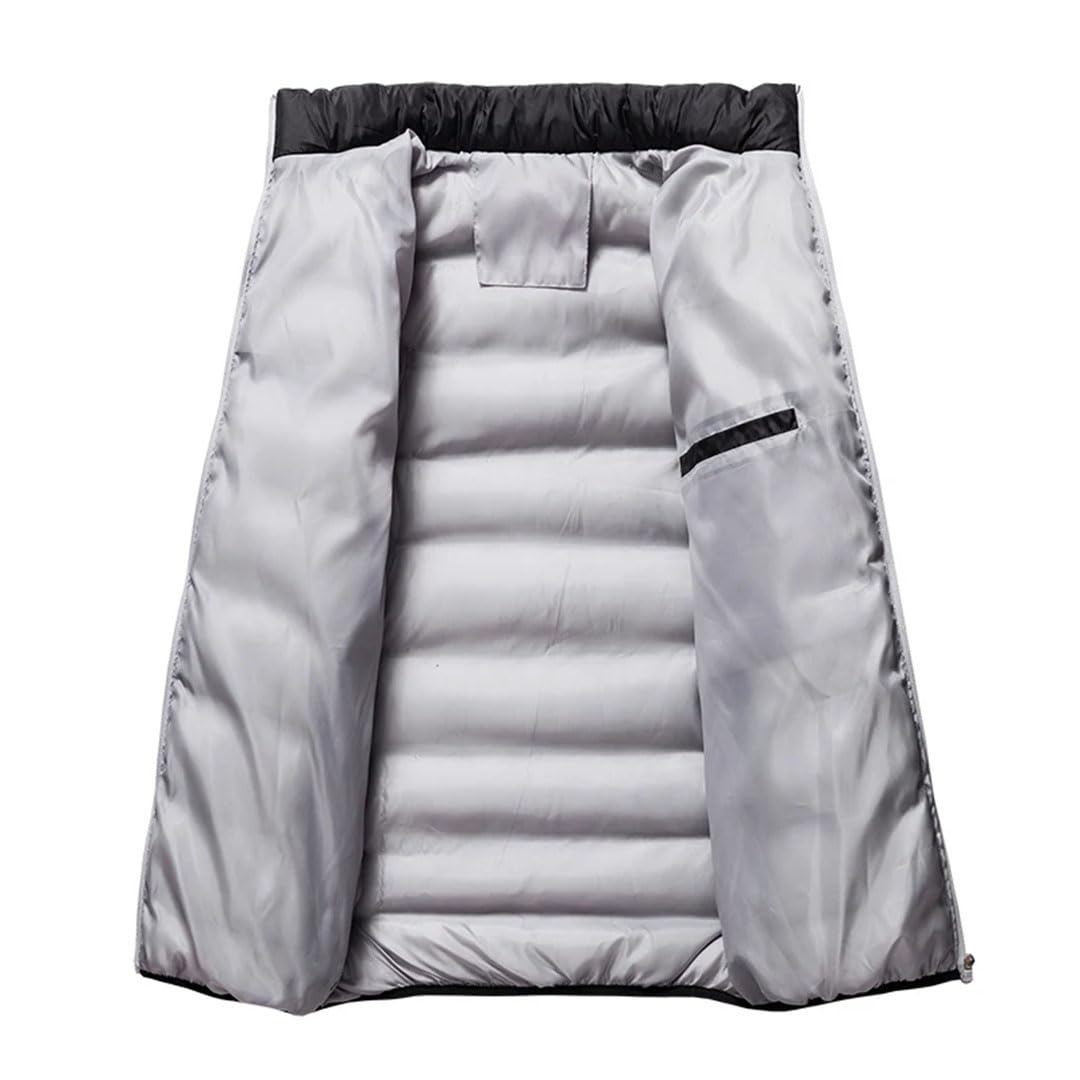 Abbigliamento in cotone da uomo Inverno Tinta unita Semplice Business Ufficio Stand Collare Cappotto Uomo Addensato Giacca Calda