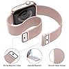 Metallo Cinturino per Apple Watch 40mm 38mm 41mm 42mm 44mm Ultra 2 49/46/45mm, Magnetico+Fibbia Cinturini per iWatch SE Series 10 9 8 7 6 5 4 3 2 1 SE #3