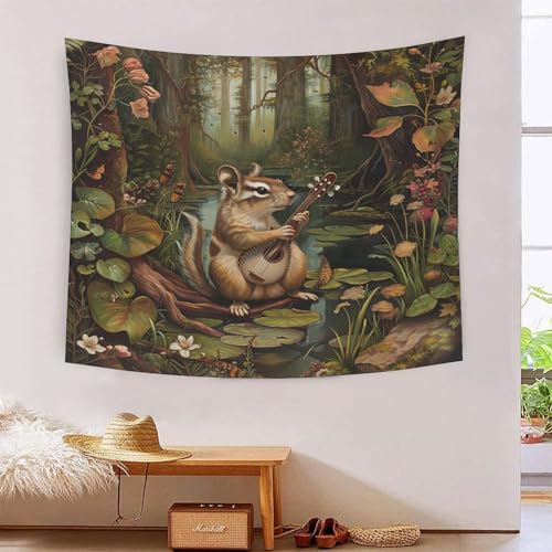Tapisserie murale animal 3D en polyester doux KAYZTGSDA pour salon 180x230 cm