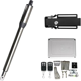 Automatic Door Opener Automatic 300KG Single Leaf Door Electric Swing Gate Opener Motor DC Single Linear Actuator Operator Access Control System (Color : Kit 5, Size : One Size)