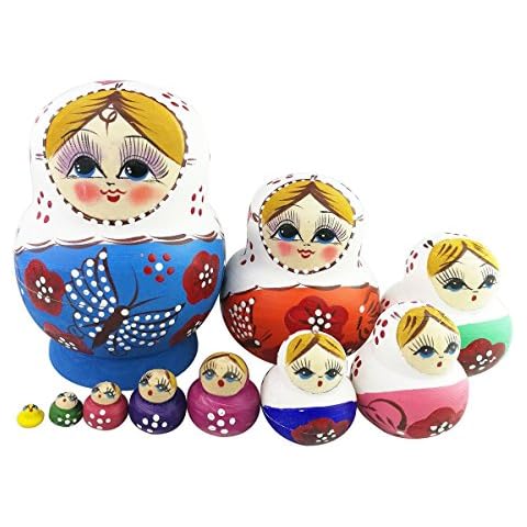 Winterworm Rustic Butterfly Nesting Dolls Set Cover
