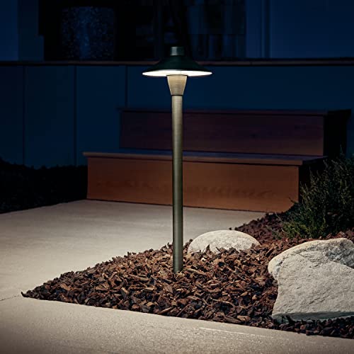 Kichler 12V 6.75" Path Light Textured Architectural Bronze, 21.00X6.75X6.75 #TOP1