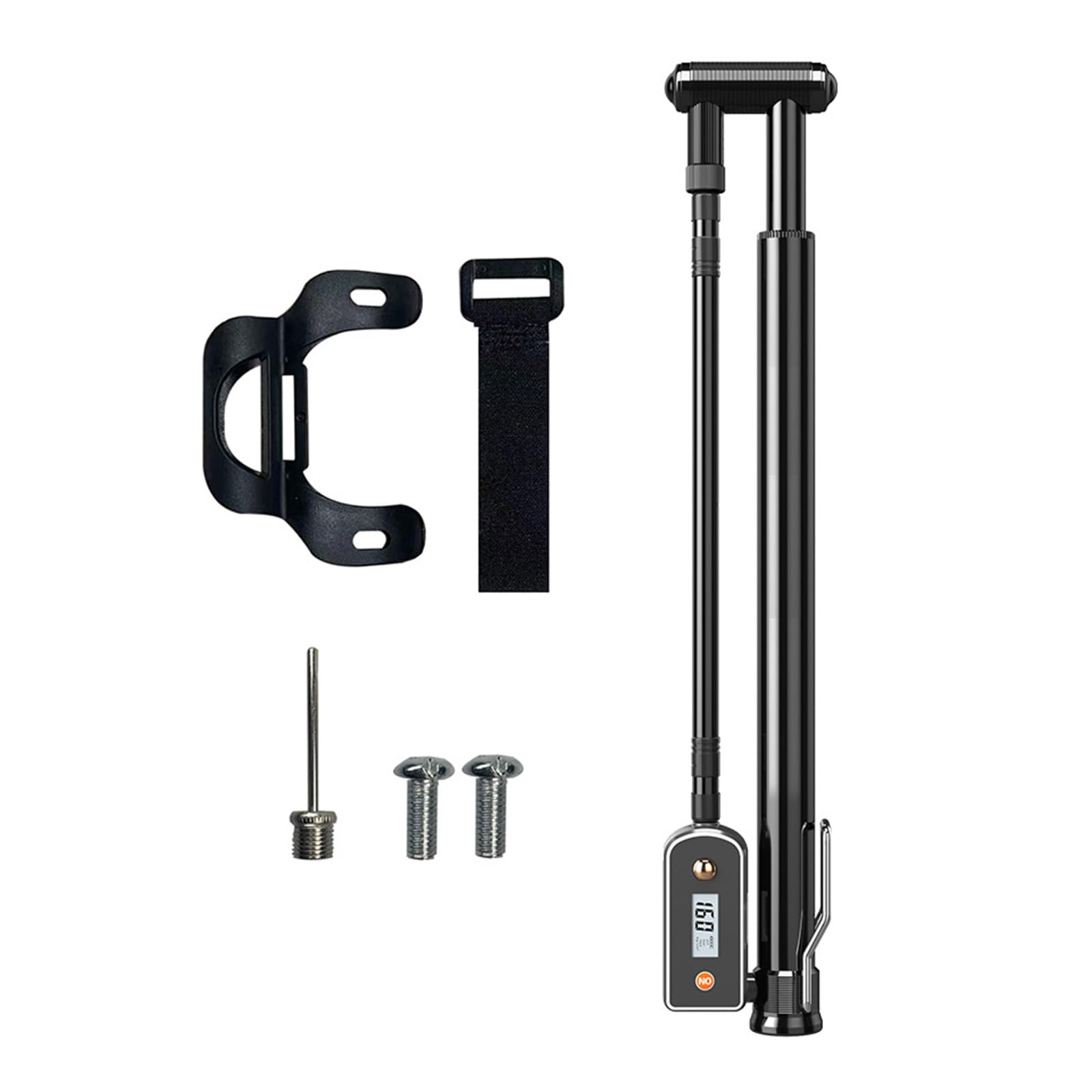 Pompe per Biciclette Portatili Pompe per Pavimento Bici con manometro Pompe per Pneumatici Bici ad Alta Pressione da 160 PSI Attrezzo per Bici