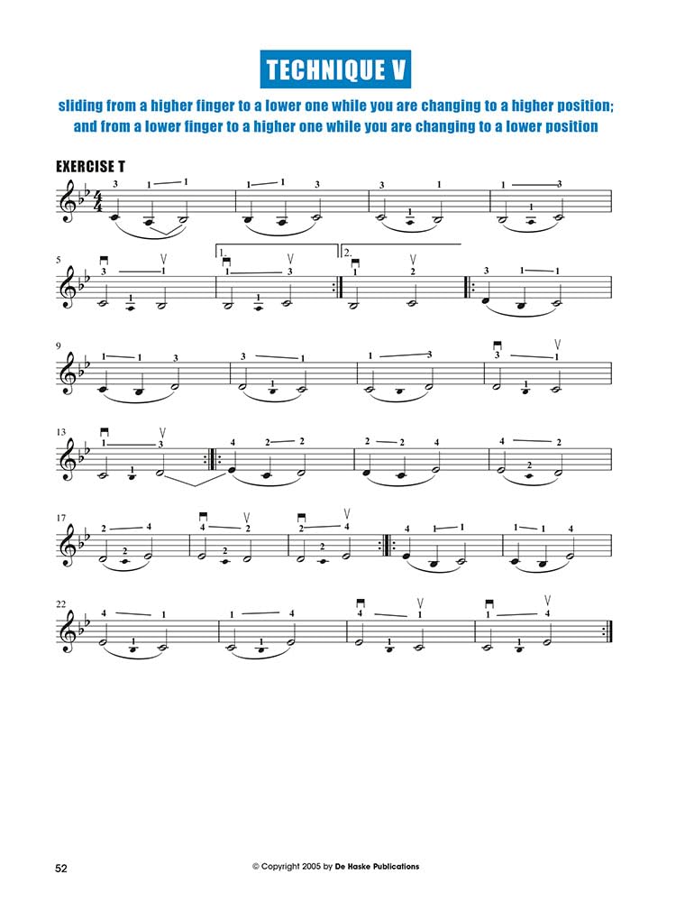 Violin position shifts: 36 pieces with position changes - Recueil + Enregistrement(s) en ligne