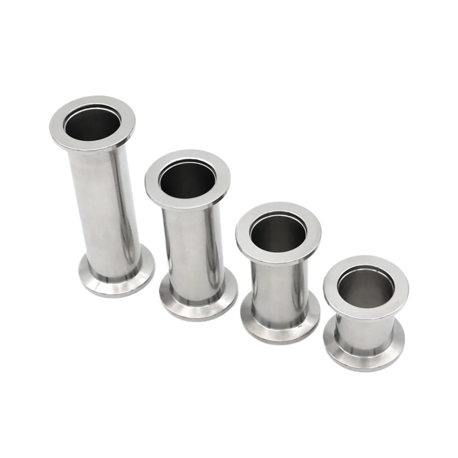 Brida de carrete de montaje de tubería recta de vacío de acero inoxidable 304(KF40,200mm)